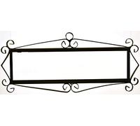 Spanish Ceramic Numbers & Letters, Church Window Design, Frame Size: 7.5cm x 24.5 (7 Tile Frame)