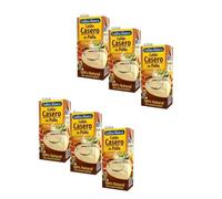 Spanish Chicken Broth Bundle With Gallina Blanca Caldo Casero De Pollo 1 Litre (6 Pack)