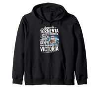 Spanish Christian Quote - Mark 4:39 Inspiration Zip Hoodie