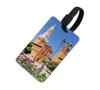 Spanish Cities Luggage Tags Durable TPU Suitcase Tag with Info Card, Scratch-Resistant Bag Tags for Suitcases, Travel Bags & Backpacks, Easy to Identify