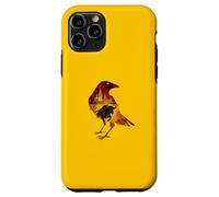 Spanish Crow Raven Bird Silhouette Spain Motif Art Lover Case for iPhone 11 Pro