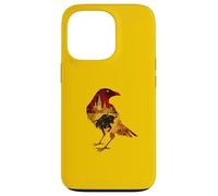 Spanish Crow Raven Bird Silhouette Spain Motif Art Lover Case for iPhone 13 Pro