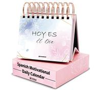 Spanish Daily Inspirational Flip Calendar: Motivational Gift for Women, Moms, and Teachers | 365 Affirmation Cards | Desk Office Decor