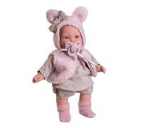 Antonio Juan Kika Tears With Orejitas Vest Baby Doll 27 Cm Pink Kids