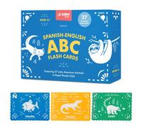 Spanish-English ABC Flash Cards : Featuring 27 Latin American Animals in a Papel Picado Design