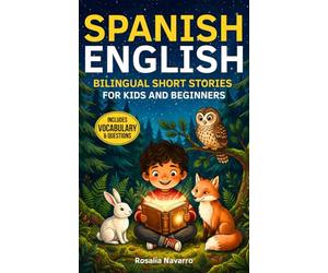 Spanish-English Bilingual Short Stories for Kids and Beginners: Fun 5-Minute Dual-Language Tales with Vocabulary Lists, Life Lessons, and Conversation Questions