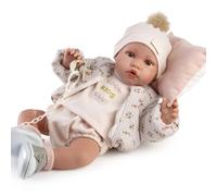 MuÑecas Antonio Juan Newborn Erika Doll In Bomber Jacket Beige Kids