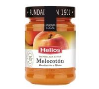 Spanish Extra Peach Jam Bundle - Pack of 3 x 340g Glass Jars - Made with Sun-Ripened Mediterranean Peaches - High Fruit Content