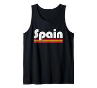 Spanish Fan Retro Spain Flag Tank Top
