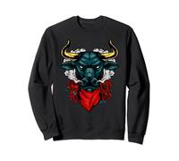 Spanish fighting brave bull prepared for bullfighting Design Sweatshirt