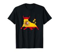 Spanish Flag Bull Fighting Running with the Bulls Spain T-Shirt