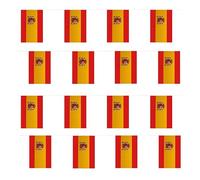 Spanish Flag Bunting - 10m 33ft - 20 Flags - Plastic all Weather Spain Bunting Decoration for Indoor Outdoor Sporting Events, Street Parties, Festivals and Celebrations
