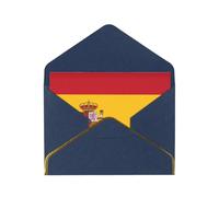 Spanish Flag Greetings Romantic Card With Envelopes, Send To A Close Friend,Phnom Penh Pearl Paper Greeting Card