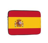 Spanish Flag Laptop Sleeve Case 12 Inch Suitable For Notebook Computer Tablet Traveling Carrying Simple Case