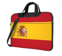 Spanish flag Printed Laptop Crossbody Bag Crossbody Briefcase Easy To Use When Traveling For Business 14 inch