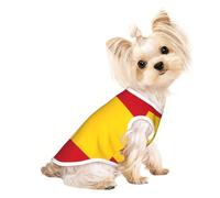 Spanish Flag Small Dog Shirt,Soft Breathable Dog Shirt for Dogs Cats Boy Girl Pet Tshirt,Suitable for Small Pets