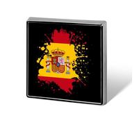 Spanish Flag Spain Splash Enamel Lapel Pin Badge Brooches for Women Men Jewelry Backpack Hats Decor