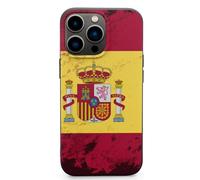 Spanish Flag TPU Mobile Phone Basic Cases Compatible with iPhone 13 Mini/13/13 Pro/13 Pro Max Anti-Scratch Covers