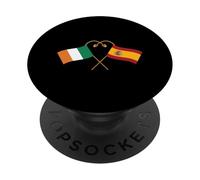 Spanish Heritage Spain Ireland Flag Spanish Flag PopSockets Adhesive PopGrip
