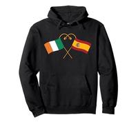 Spanish Heritage Spain Ireland Flag Spanish Flag Pullover Hoodie