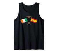 Spanish Heritage Spain Ireland Flag Spanish Flag Tank Top