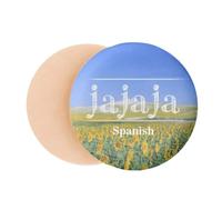 Spanish Idyllic Landscape Happy Mood Air Cushion Makeup Foundation Sponge Powder Puff