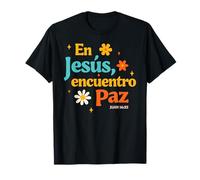 Spanish Jesus God Lover Religious En Jesus Encuentro Paz T-Shirt