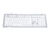 Spanish Keyboard Keycaps 108 Keys, Mechanical Keyboard Keycaps Set with Spanish Layout, Translucent Minimalist Design for 61 to 108 Key Keyboards, Easy Replacement for Backlit Keyb (White)