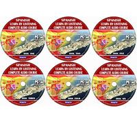 Spanish Language Course Learn By Licensing From Beginners To Advance 6x Audio CD