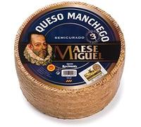 Spanish Manchego 900g± Hard Cheese Semicurado 3 Months Made from Sheep's Milk - from GREAT BRITISH TRADING