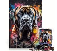 Spanish Mastiff Painting 1000 Piece Jigsaw Puzzles for Adults Jigsaw Strong Logic Toy Group Play Clear Edge Perfect Present 38x26cm