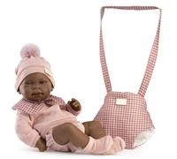 Spanish Mixed-Race Doll Indira With Carrier 42cm Antonio Juan Genuine Toy Gift C