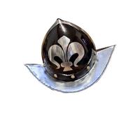 Spanish Morion Helmet | Fleur-de-Lis Plate Armour | Wearable Steel Historical Replica | Head Circumference 61cm