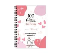 Spanish Mother Daughter Date Activity Notebook Twin Coil Binding Memory Journal with 100 Engaging Activity for Writing Parent Connection