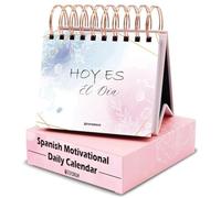 Spanish Motivational Perpetual Flip Calendar | 365 Daily Inspirational Affirmations & Positive Quotes in Español | Undated Desk Decor & Office Gifts for Women, Teachers, Mom