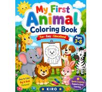 SPANISH-My First Animal Coloring Book for Kids Ages 3-8 : ESPAÑOL - Mi primer libro para colorear de animales para niños de 3 -8 años