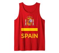Spanish National Symbols and Yellow Text Tank Top