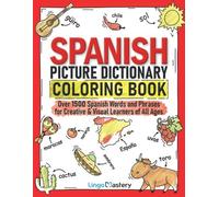 Spanish Picture Dictionary Coloring Book