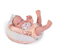 MuÑecas Antonio Juan Pipa Newborn With Couple Breastfeeding Cushion Doll 42 Cm Pink Kids