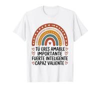 Spanish Positive Words Kind Strong Brave Intelligent T-Shirt