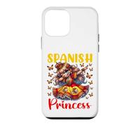 Spanish Princess Dab Girl Flag Espana Culture Souvenir Kids Case for iPhone 12 mini