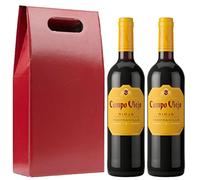 Spanish Red Wine Duo - Campo Viejo Rioja Tempranillo - Spain 2 x 75cl, in a Red Gift Box