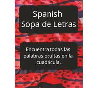 Spanish Sopa de Letras: Encuentra todas las palabras ocultas en la cuadrícula.