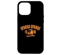 Spanish Springs TV Florida USA Golf Cart Palm Trees Design Case for iPhone 12 Pro Max