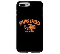 Spanish Springs TV Florida USA Golf Cart Palm Trees Design Case for iPhone 7 Plus/8 Plus