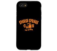 Spanish Springs TV Florida USA Golf Cart Palm Trees Design Case for iPhone SE (2020) / 7 / 8
