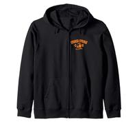 Spanish Springs TV Florida USA Golf Cart Palm Trees Design Zip Hoodie
