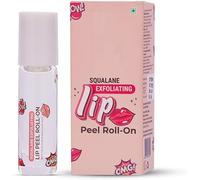 Spanish Squalane Lip Peel Roll-on with lactic Acid & hyaluronic Acid Soft, Delicate & Glossy Lips |Lip Peel for Hydrating Dry & Flaky Lips |Women & Men | 6ml