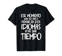 Spanish Teacher Gift - Funny Bilingual Dos Idiomas T-Shirt