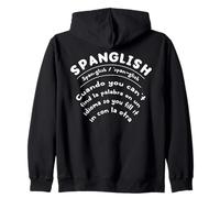 Spanish Teacher Spanglish Funny English Bilingual Maestra Zip Hoodie